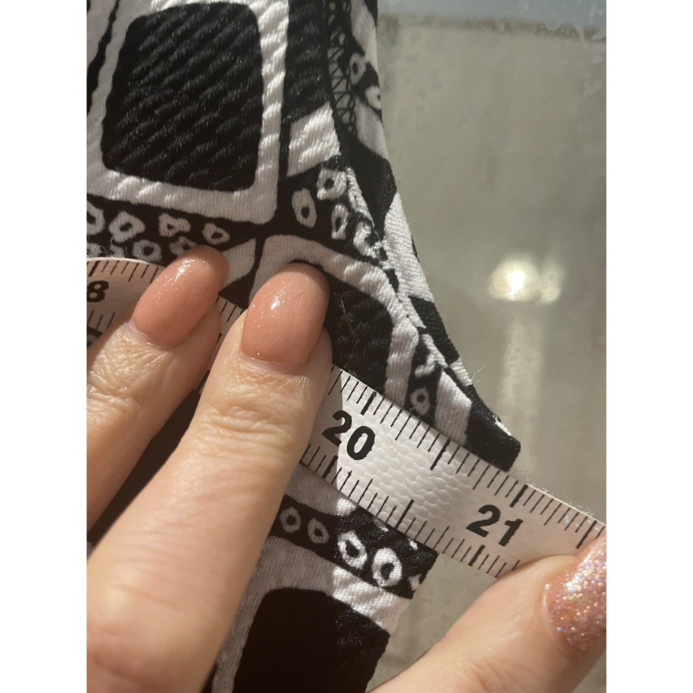 NWT Clara Sun Woo Black White Giraffe Print Mini Stretch Dress Small Sleeveless - Picture 6 of 11